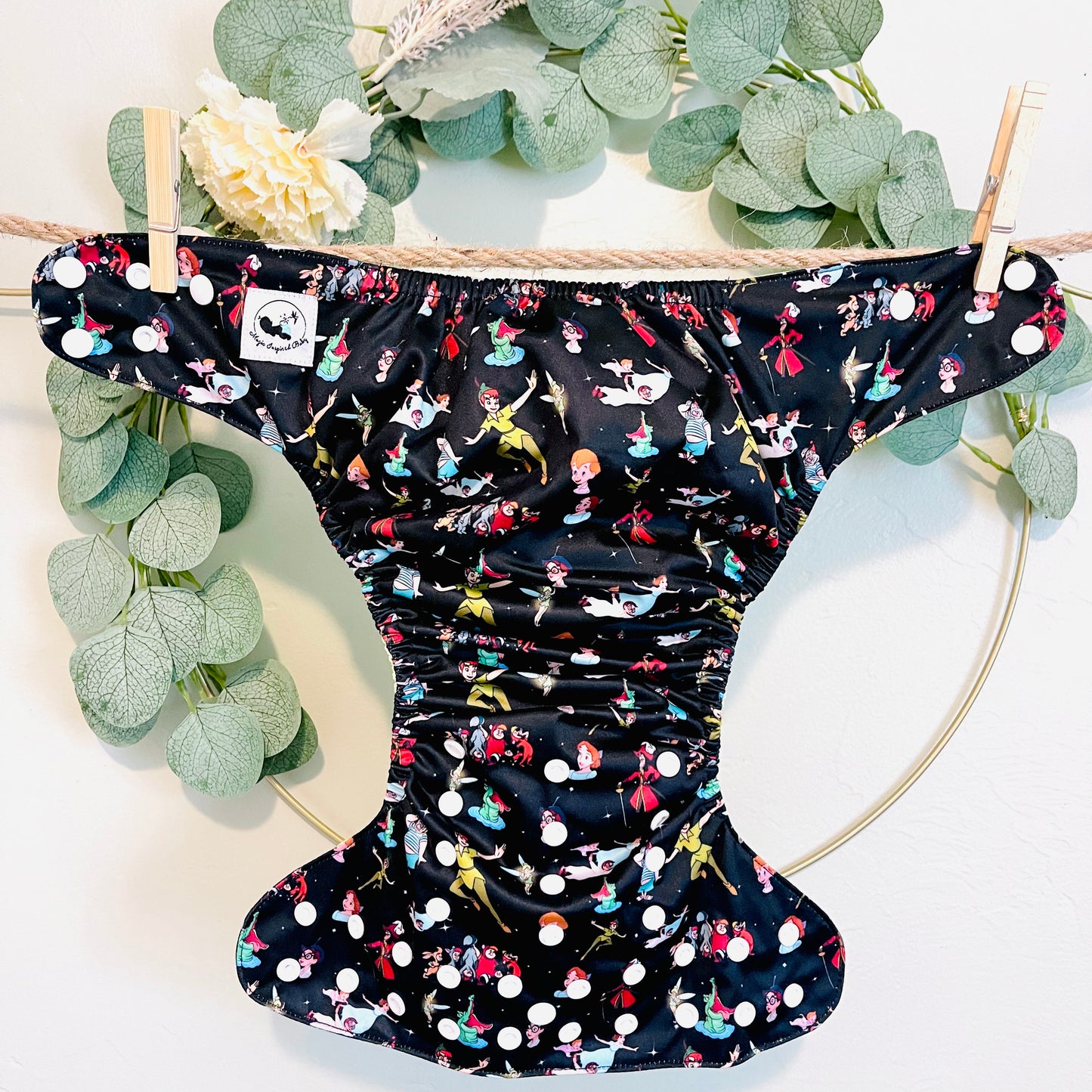 Off To Neverland Pocket Cloth Diaper